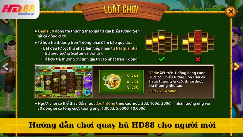 Hướng dẫn chơi quay hũ HD88 cho người mới