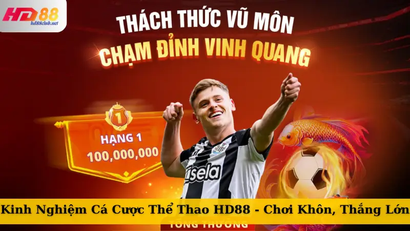 Kinh Nghiệm Cá Cược Thể Thao HD88 - Chơi Khôn, Thắng Lớn