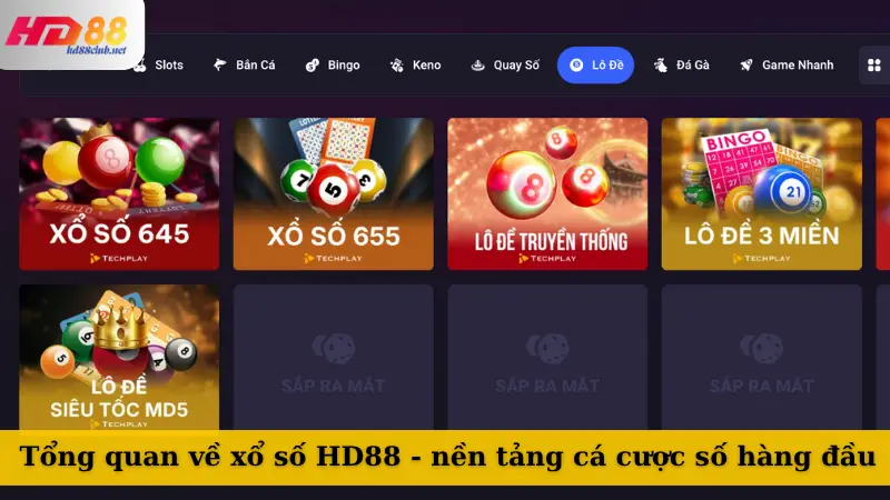 Tổng quan về xổ số HD88 - nền tảng cá cược số hàng đầu